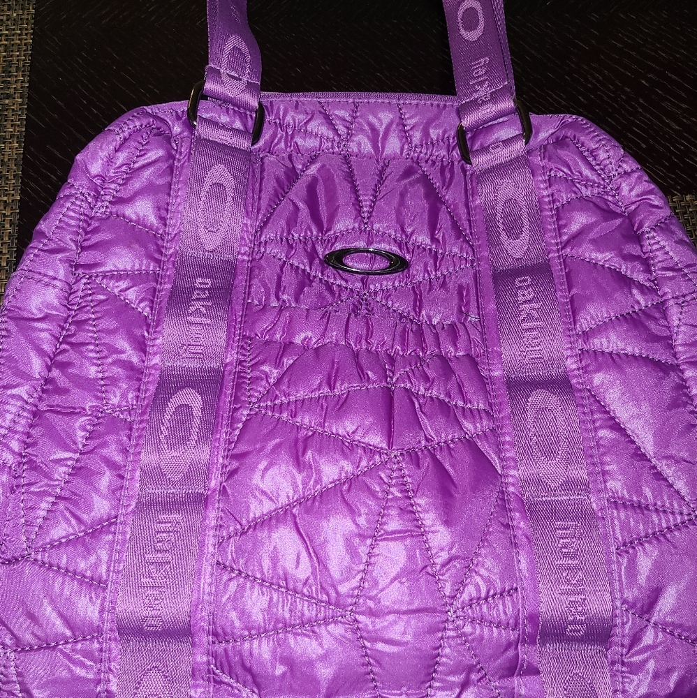 Oakley purple laptop bag